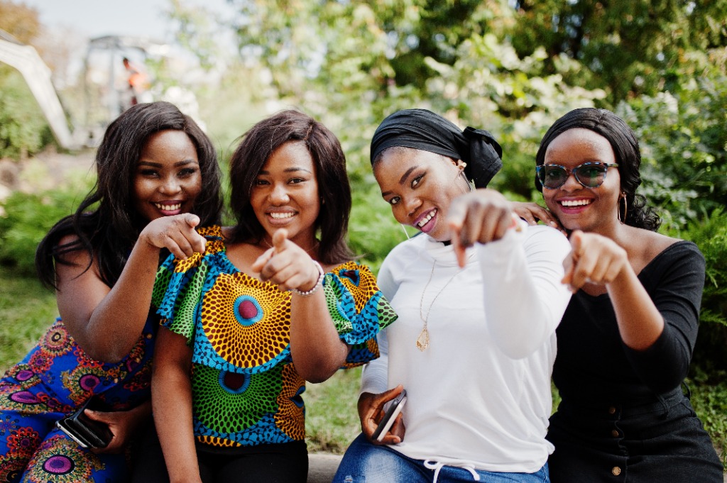 Nigerian women smiling and feeling empowered with Zahera